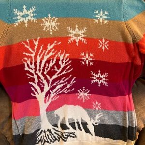 Talbots Christmas petite sweater.